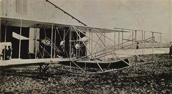 (WRIGHT BROTHERS) A group of 19 rare photographs of the Wright Brothers and their flying machines and biplanes.